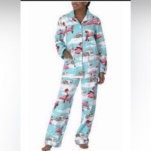 ***SOLD***Nick & Nora Flamingos on Ice Pajamas